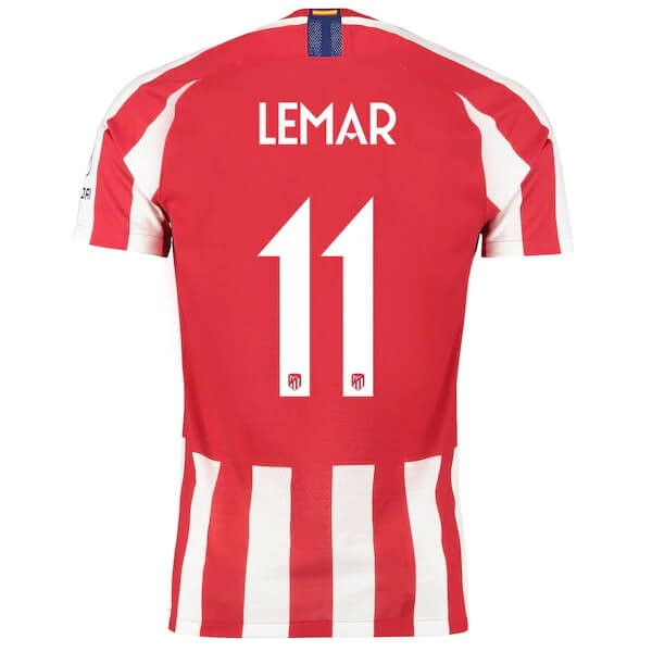 Thailand Trikot Atletico Madrid NO.11 Lemar Heim 2019-20 Rote Fussballtrikots Günstig